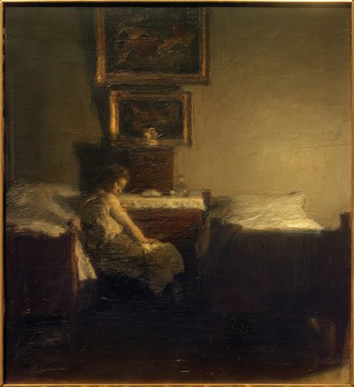 Dans la chambre - Julius Paulsen